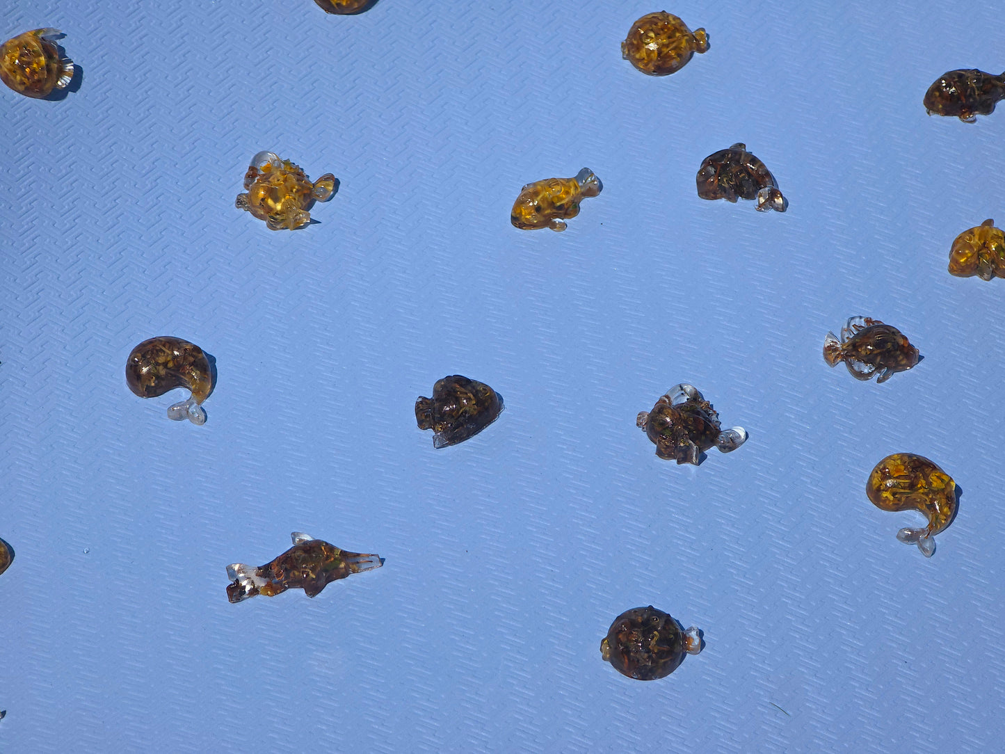 Mixed Aquarium Species – 6 Resin Marine Charms