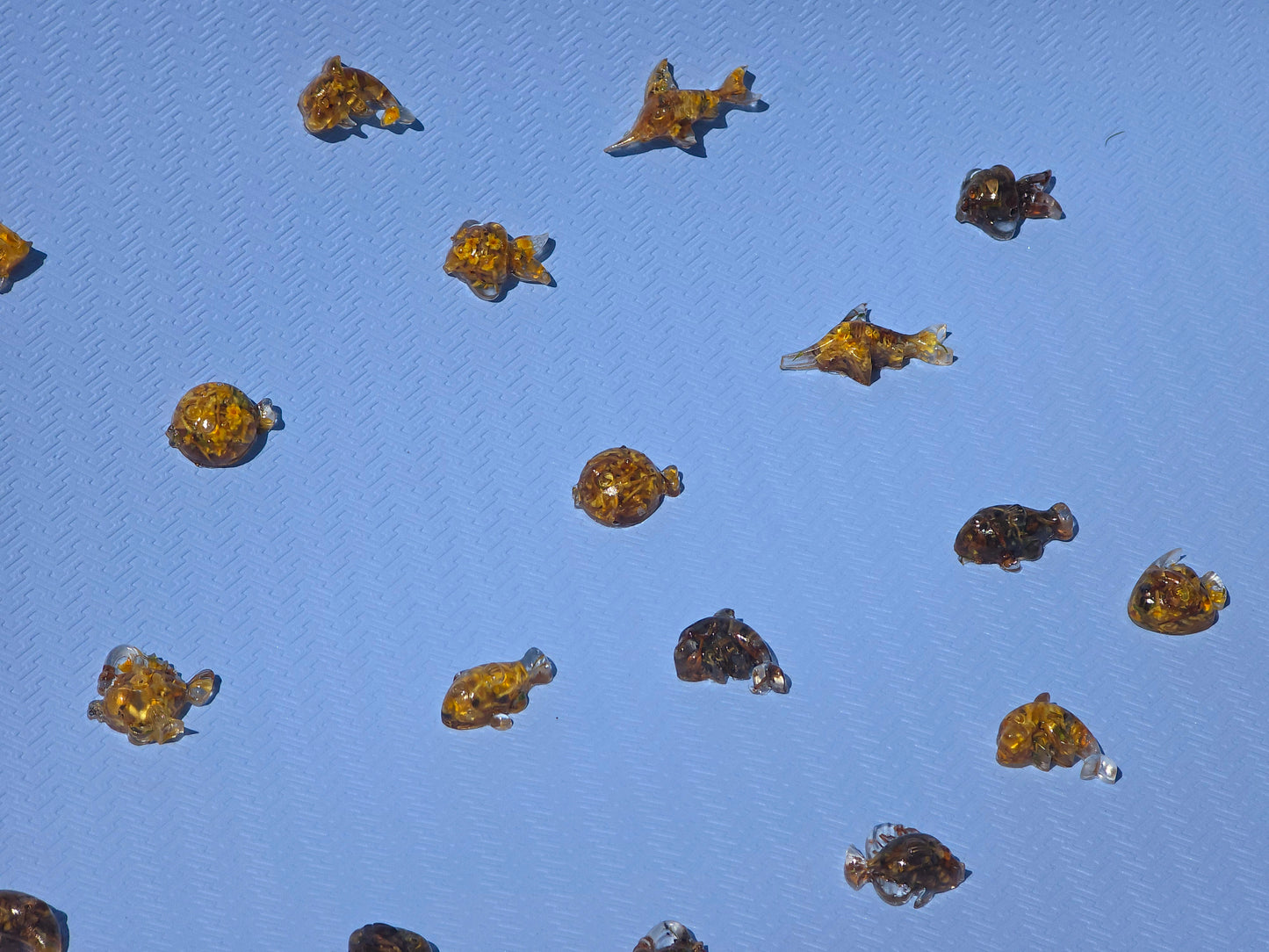 Mixed Aquarium Species – 6 Resin Marine Charms