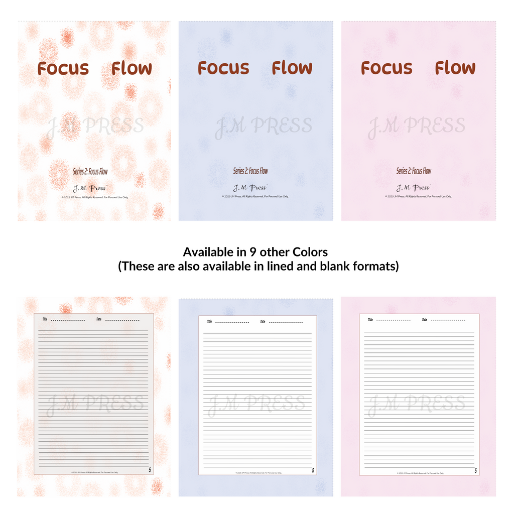 Focus Flow – JM Press Notebooks Edition