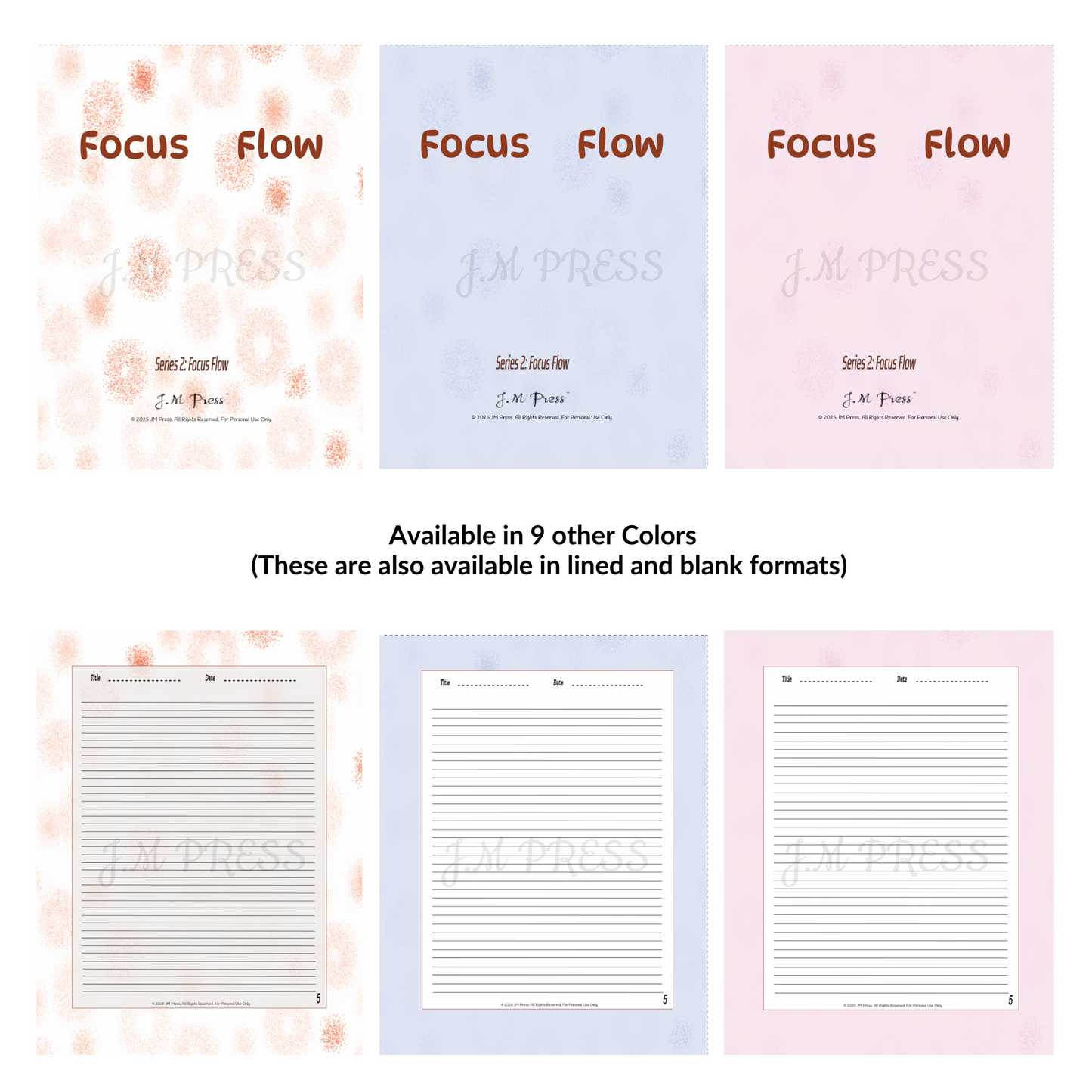 Focus Flow – JM Press Notebooks Edition