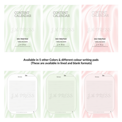 CEO Content Calendar – Weekly Planner | JM Press CEO Tools Edition
