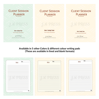 Client Session Planner – Series 1 (JM Press Workbook Edition)