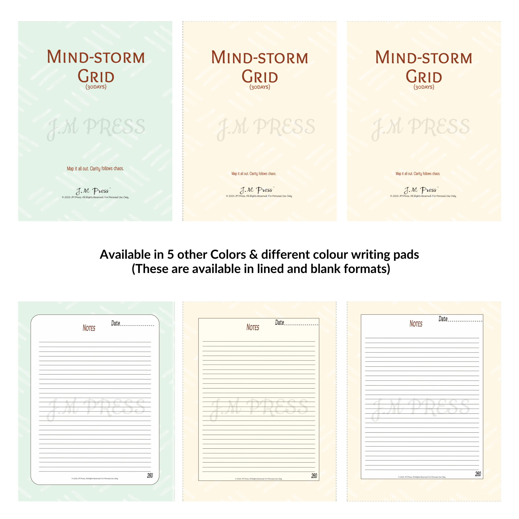 Mind-Storm Grid – 30 Days (JM Press Workbook Edition)