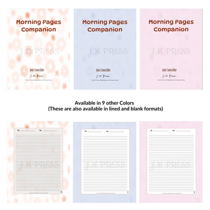 Morning Pages Companion – Sunrise Edition (Series 1) – JM Press Notebooks Edition