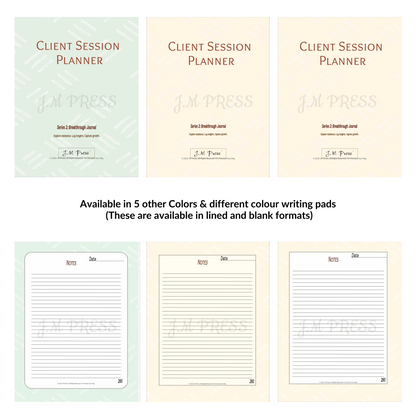 Client Session Planner – Series 2 (JM Press Workbook Edition)