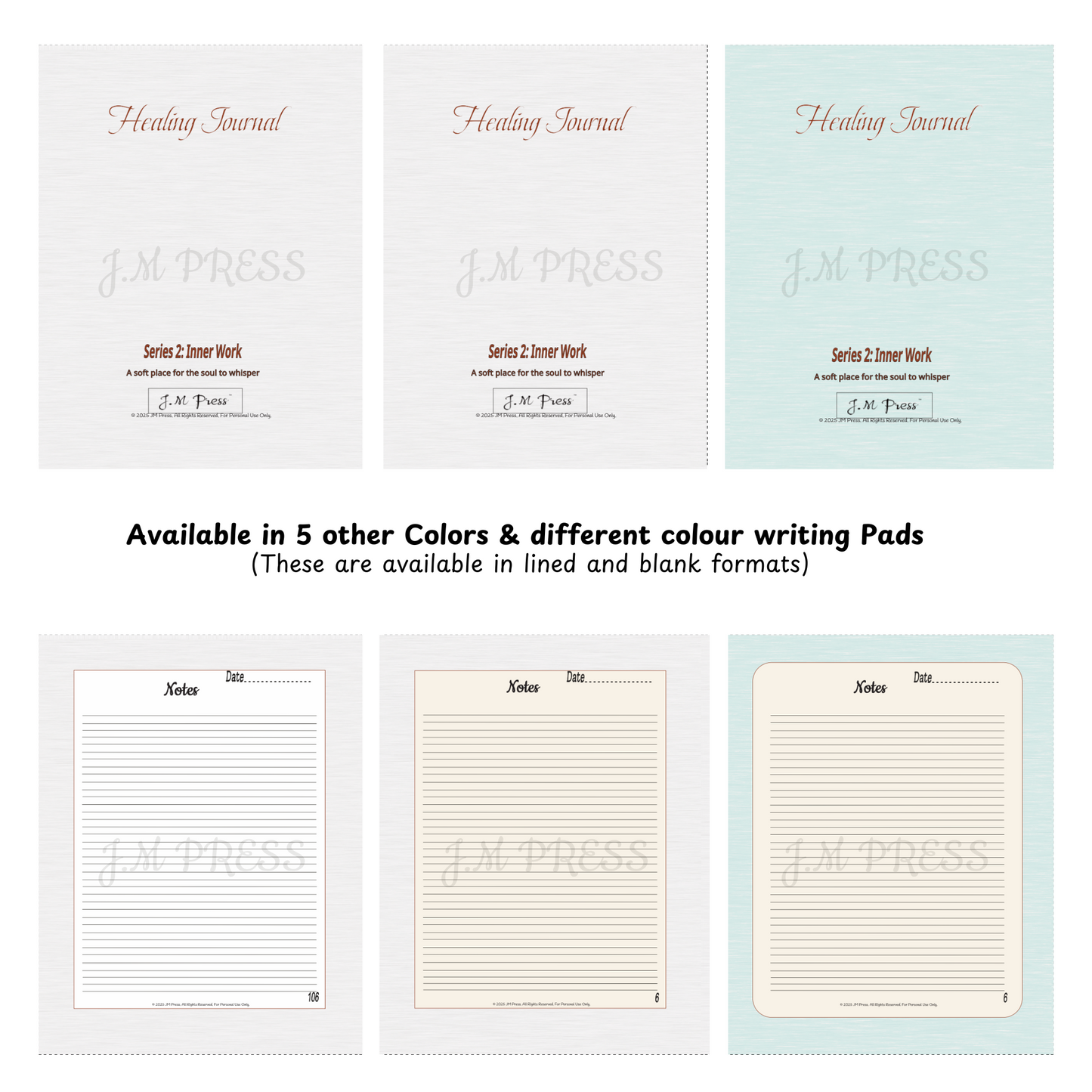Healing Journal – Inner Work (Wellness Edition Journal)