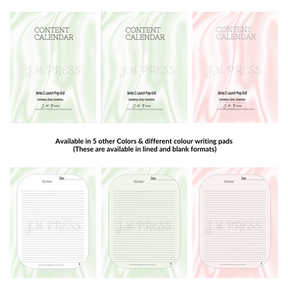 CEO Content Calendar – Launch Prep Grid | JM Press CEO Tools Edition