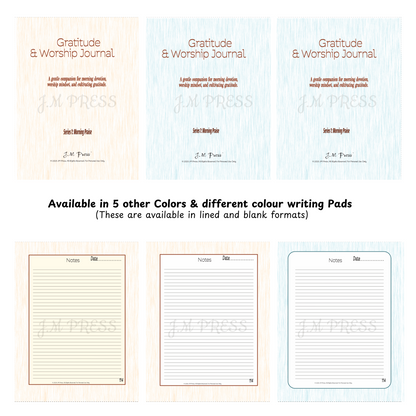 Gratitude & Worship Journal – Morning Praise (JM Press Faith Edition)