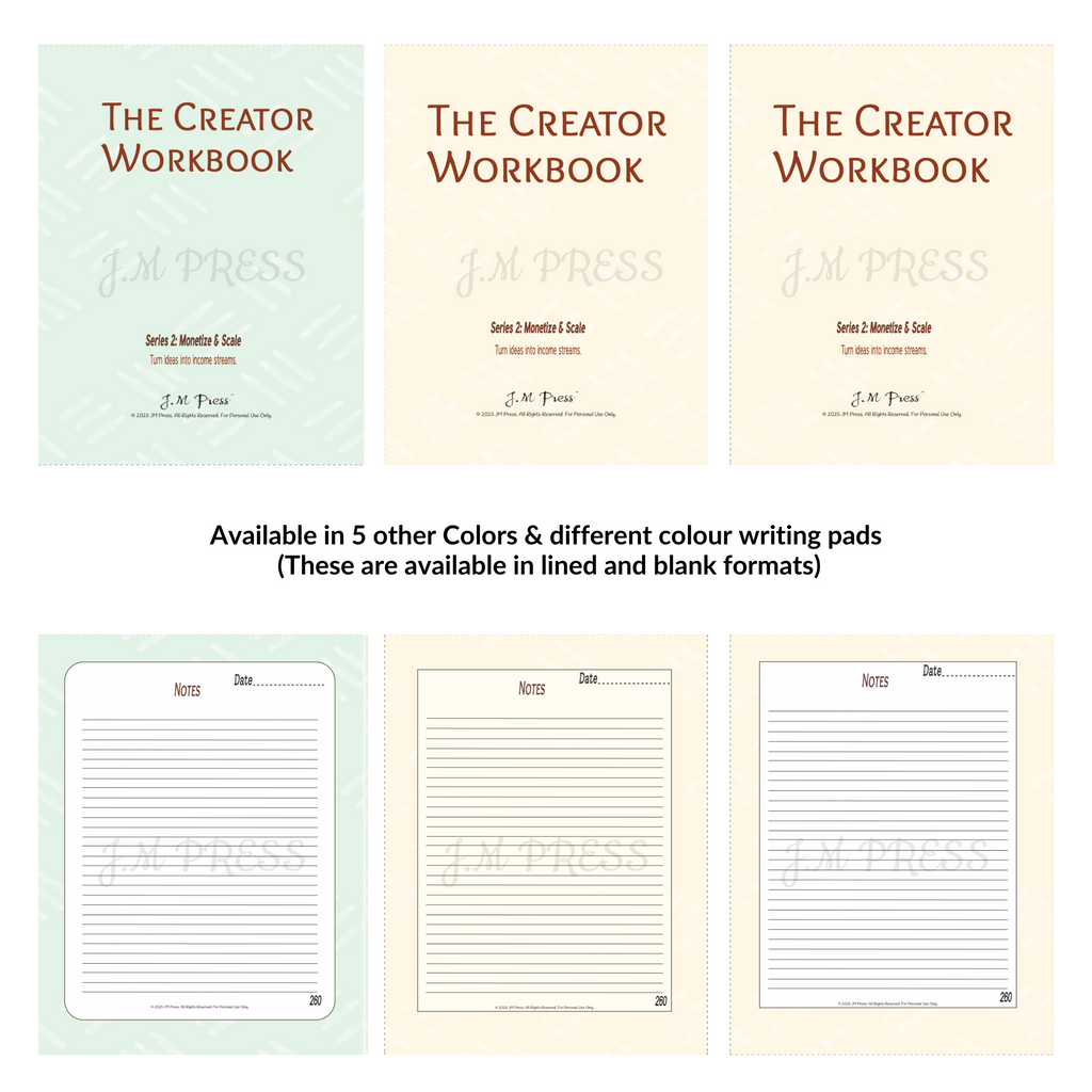 The Creator Workbook – Series 2 (JM Press Workbook Edition)