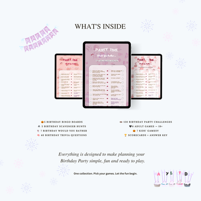 Birthday Party Games Collection