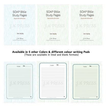SOAP Bible Study Pages – Daily Study (JM Press Faith Edition)