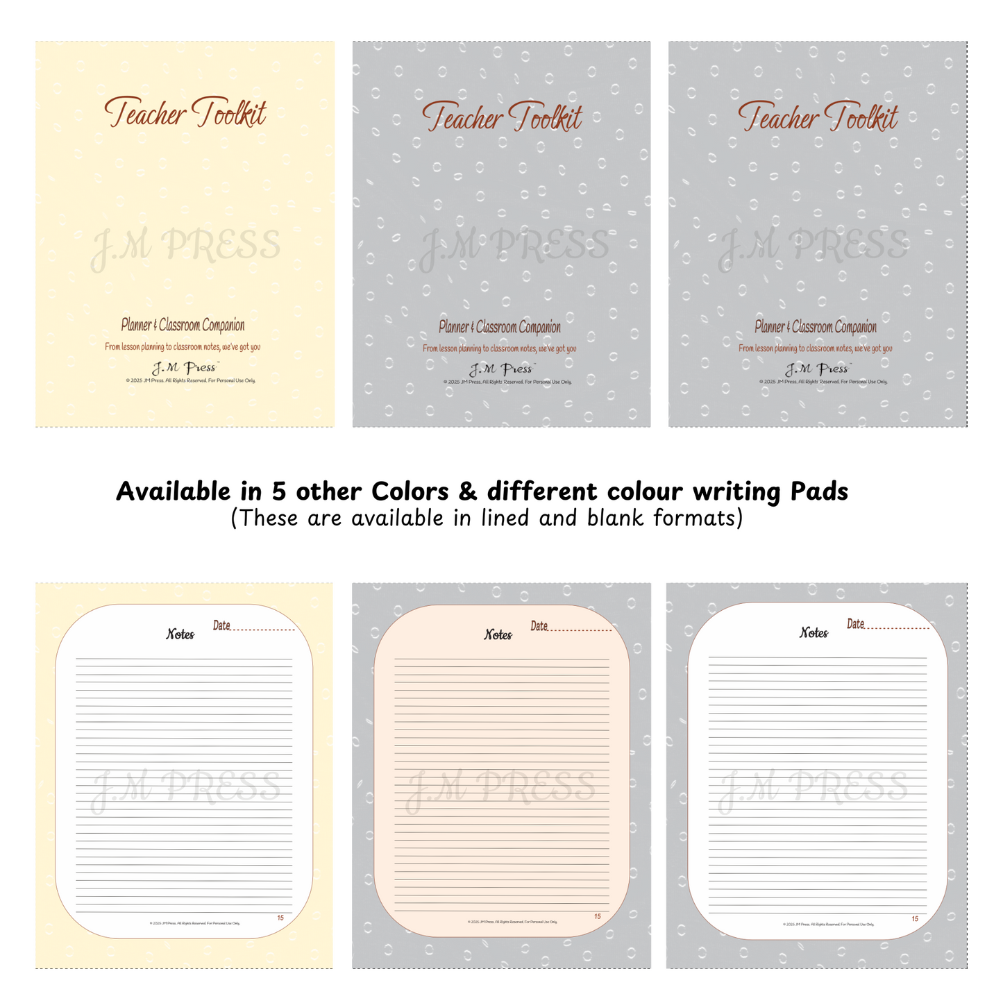 Teacher’s Toolkit – Academic Planner