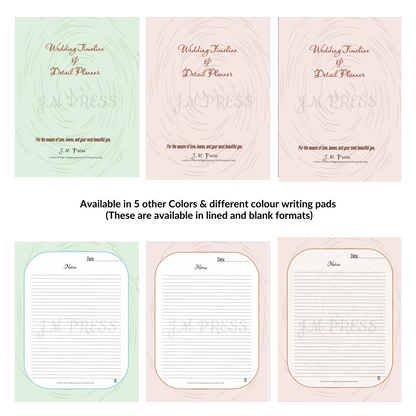Wedding Timeline Planner | Countdown, Day-of Schedule & Reflection Pages | JM Press