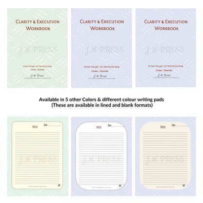 Clarity & Execution Workbook – Q4 Edition (JM Press Workbook Edition)