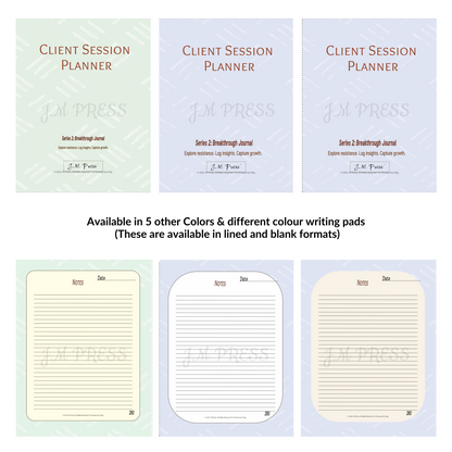 Client Session Planner – Series 2 (JM Press Workbook Edition)