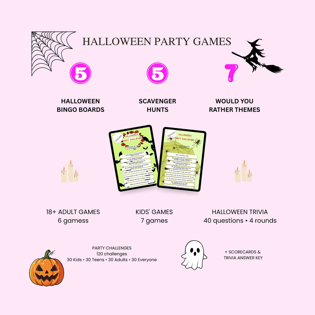 Halloween-Themed Birthday Party Games
