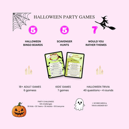 Halloween-Themed Birthday Party Games