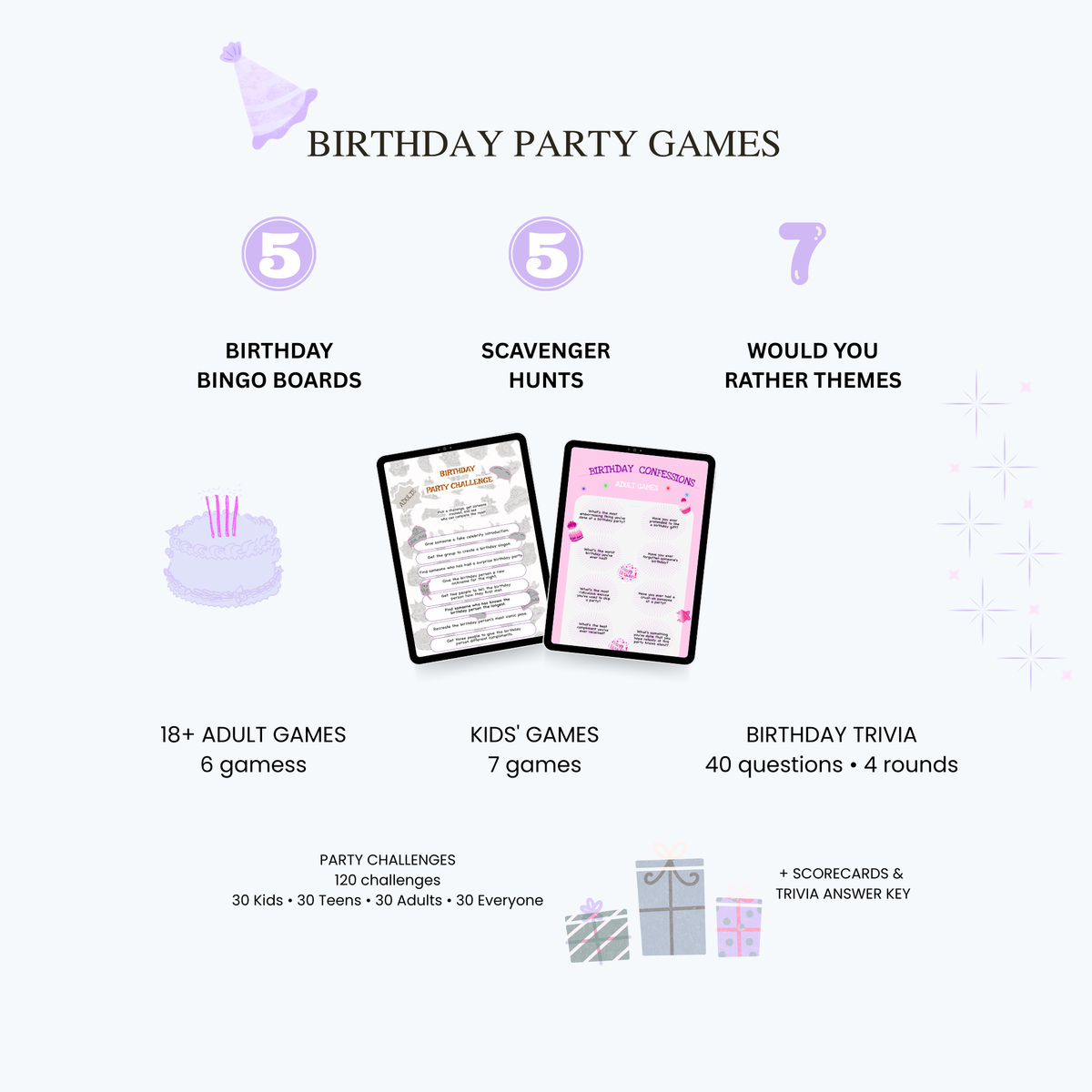 Birthday Party Games Collection