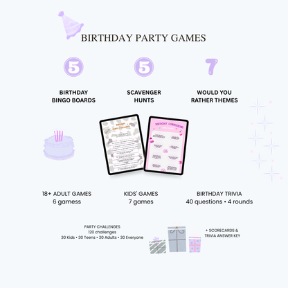 Birthday Party Games Collection