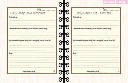 SOAP Bible Study Pages – Deep Dive Study (JM Press Faith Edition)