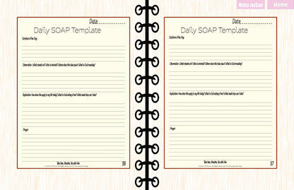 SOAP Bible Study Pages – Daily Study (JM Press Faith Edition)
