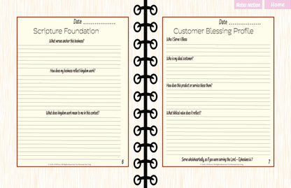 Faith-Based Business Planner – 12-Month Scripture & Testimony Tracker (JM Press Faith Edition)