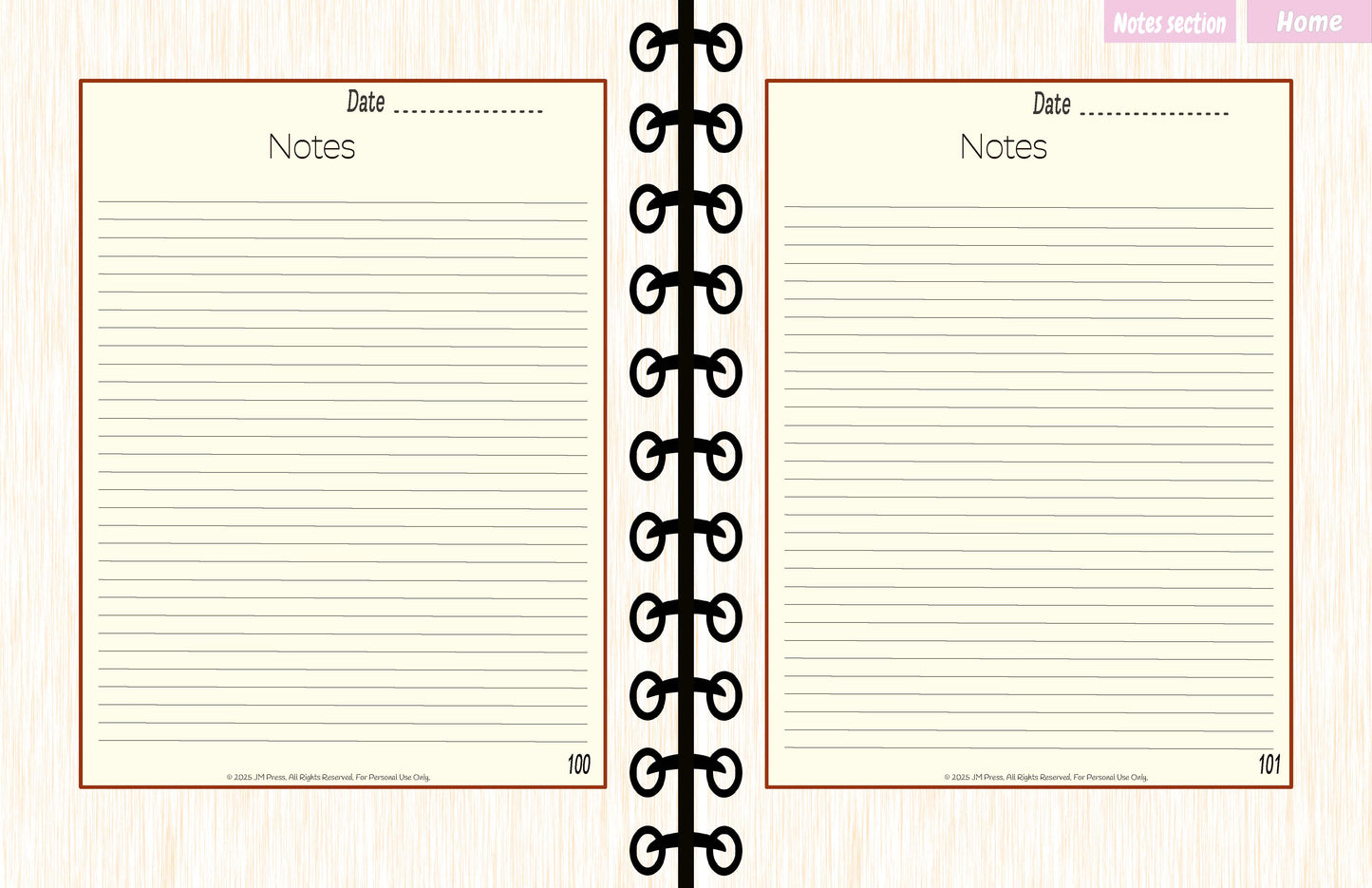 Faith-Based Business Planner – 12-Month Scripture & Testimony Tracker (JM Press Faith Edition)