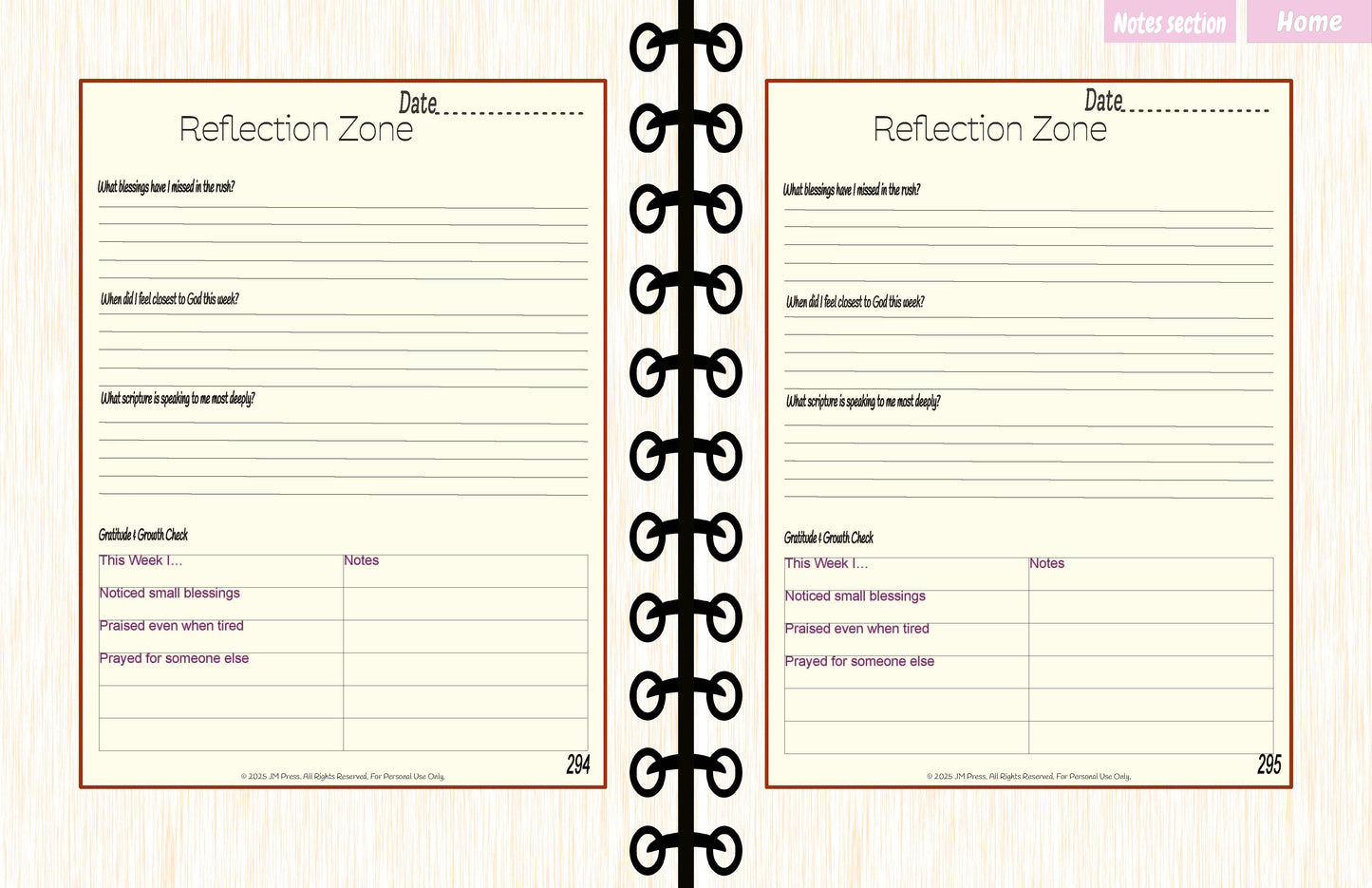 Gratitude & Worship Journal – Evening Reflections (JM Press Faith Edition)