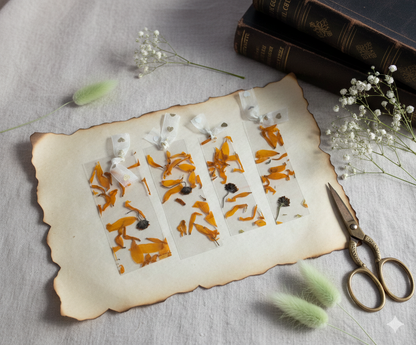 Calendula – Golden Ember Bookmark