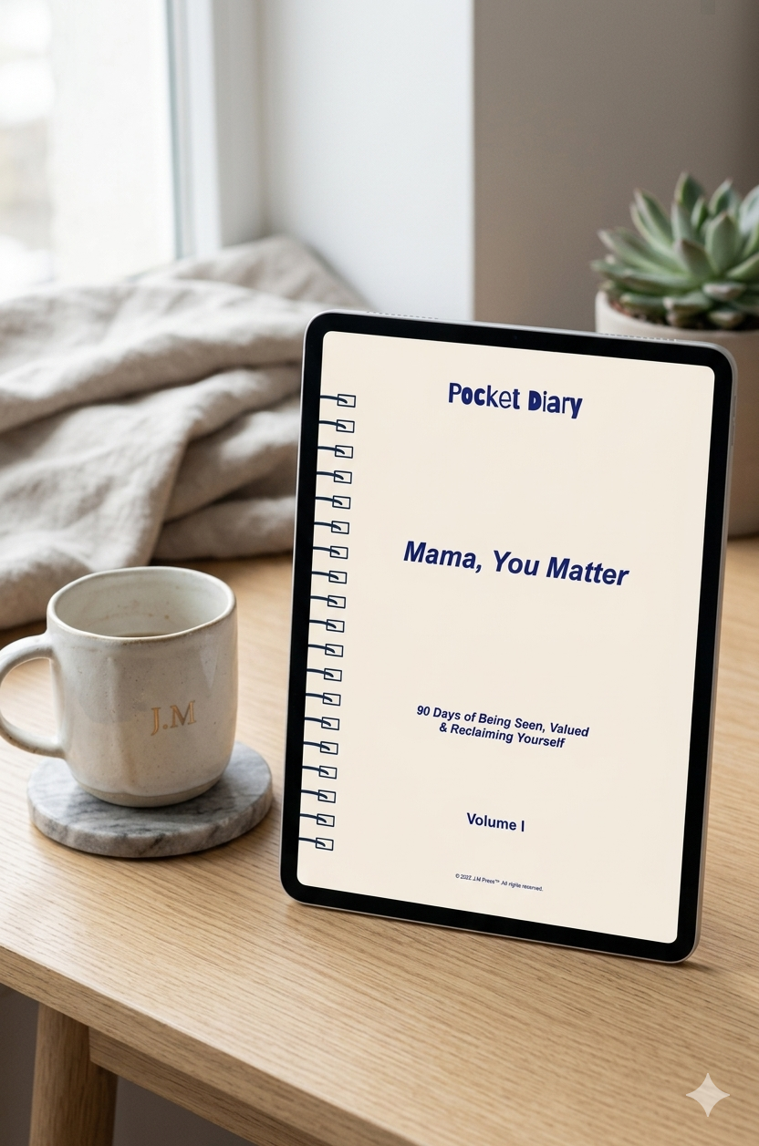 Mama, You Matter Pocket Diary | Self-Care & Encouragement Journal for Mothers | Affirmation & Reflection Diary for Mom Wellbeing | JM Press
