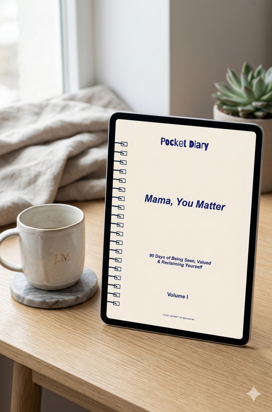 Mama, You Matter Pocket Diary | Self-Care & Encouragement Journal for Mothers | Affirmation & Reflection Diary for Mom Wellbeing | JM Press