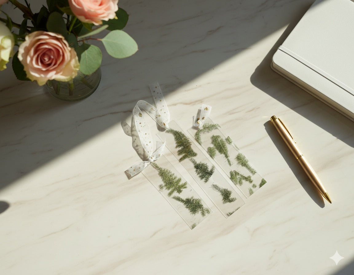 Pressed Botanical Bookmarks