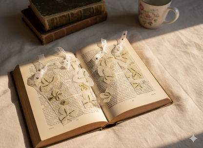 Bougainvillea – Ivory Bloom Bookmark