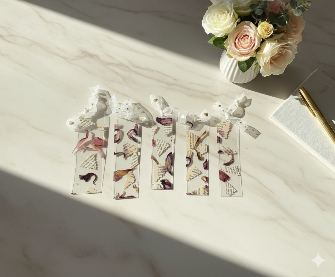 Pressed Botanical Bookmarks