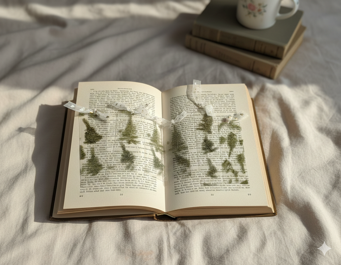 Asparagus Fern – Evergreen Lace Bookmarks