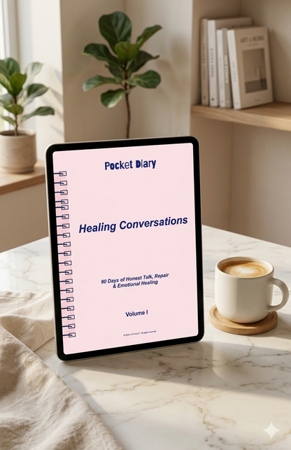 Healing Conversations Pocket Diary | Guided Journal for Difficult Conversations, Forgiveness, and Relationship Repair | JM Press