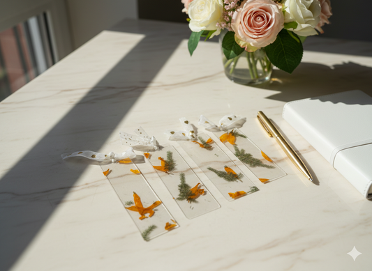 Calendula – Evergreen Flame Bookmark