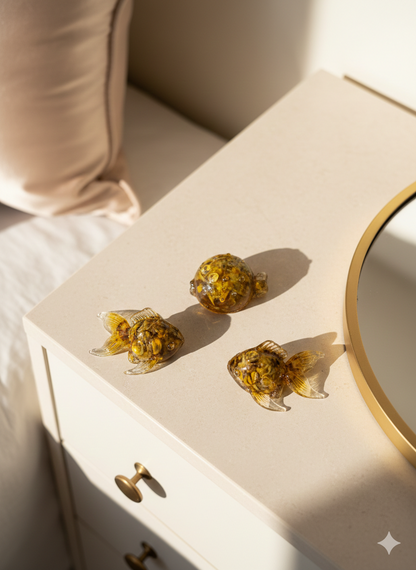 Mixed Aquarium Species – 6 Resin Marine Charms