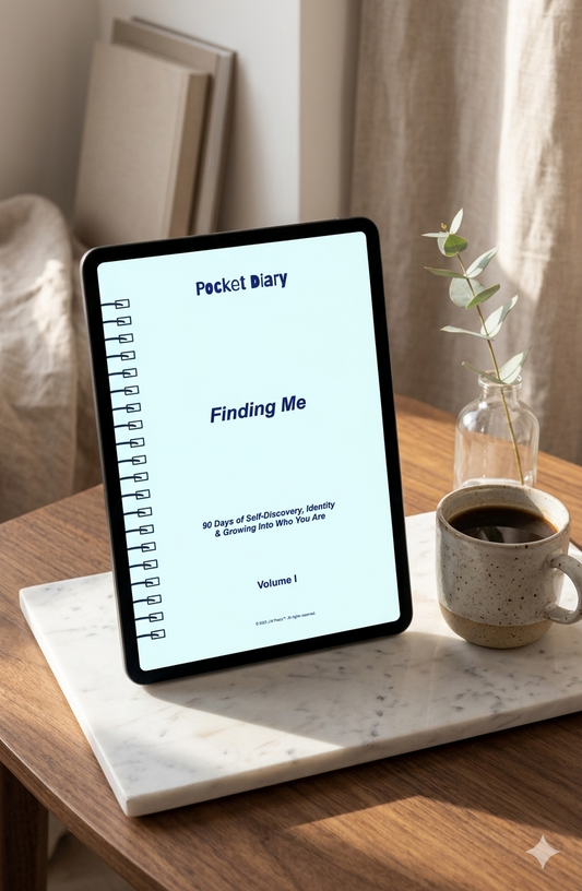 Finding Me Pocket Diary | Guided Self-Discovery Journal for Identity, Emotional Clarity & Personal Growth | JM Press