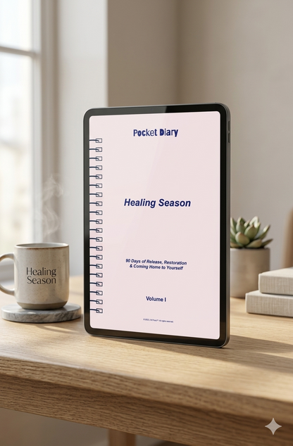 Healing Season Pocket Diary | Emotional Healing Journal for Letting Go, Grief Processing & Personal Renewal | JM Press