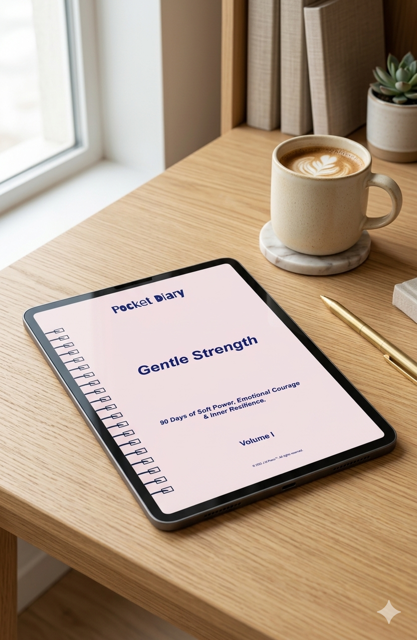 Gentle Strength Pocket Diary | Emotional Resilience Journal for Inner Strength, Quiet Courage & Balanced Living | JM Press