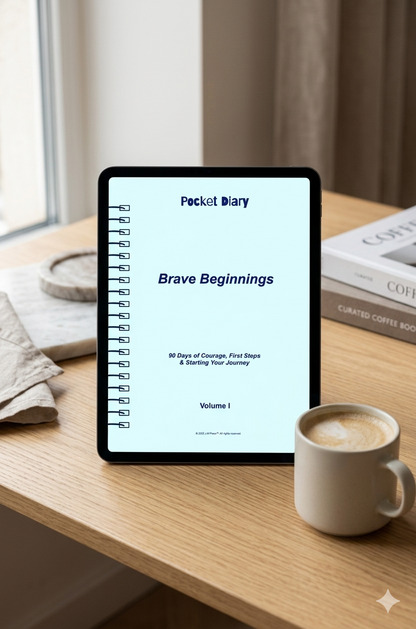 Brave Beginnings Pocket Diary | Guided Journal for Starting New Chapters, Building Confidence, and Navigating Life Transitions | JM Press