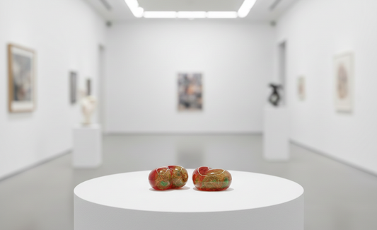 Ruby Heart Accents – 3-Piece Resin Set