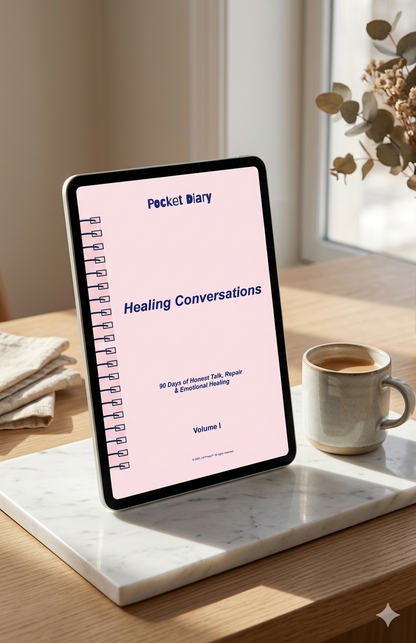 Healing Conversations Pocket Diary | Guided Journal for Difficult Conversations, Forgiveness, and Relationship Repair | JM Press