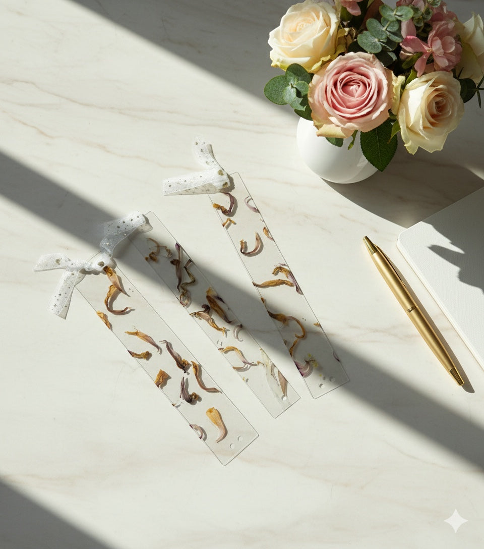 Pressed Botanical Bookmarks