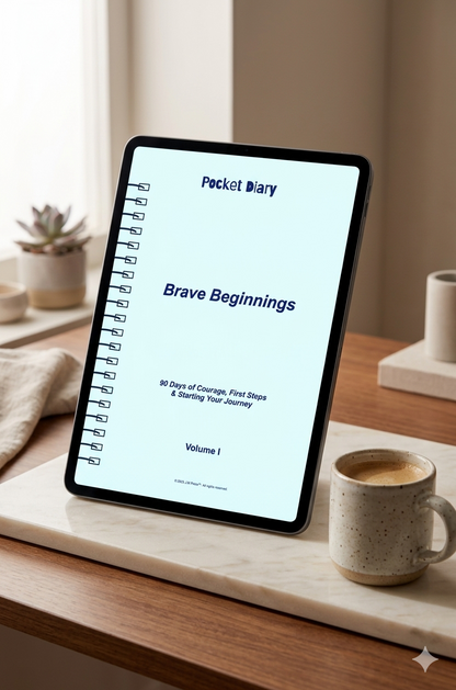 Brave Beginnings Pocket Diary | Guided Journal for Starting New Chapters, Building Confidence, and Navigating Life Transitions | JM Press