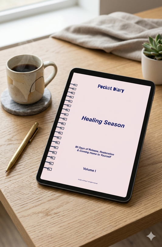 Healing Season Pocket Diary | Emotional Healing Journal for Letting Go, Grief Processing & Personal Renewal | JM Press