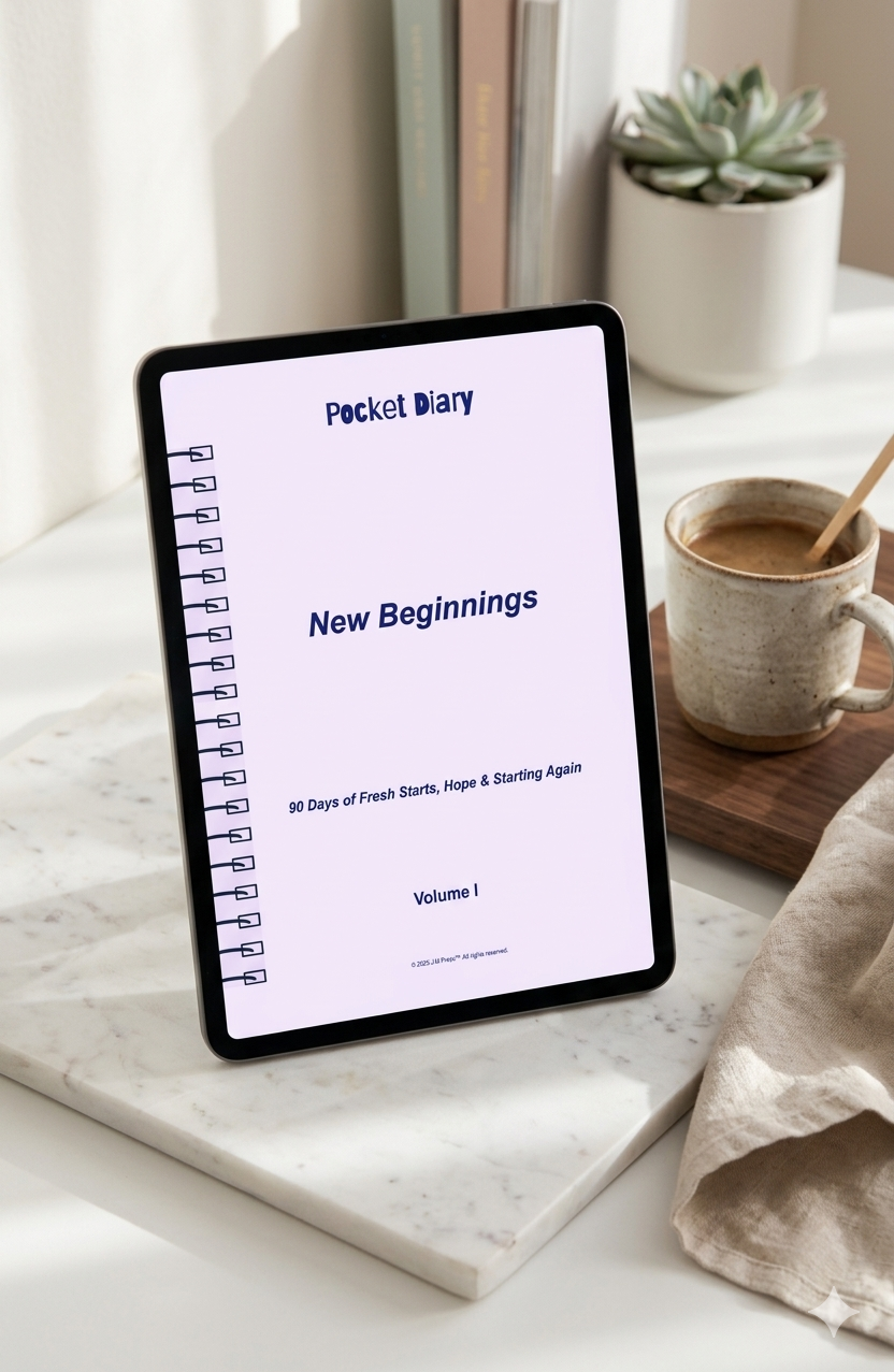 New Beginnings Pocket Diary | Reflective Journal for Fresh Starts, Life Transitions, and Personal Renewal | JM Press