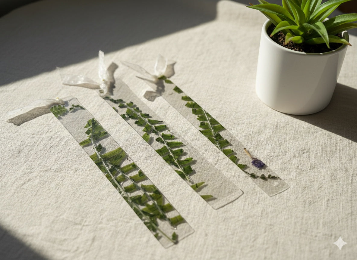 Pressed Botanical Bookmarks