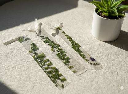Pressed Botanical Bookmarks